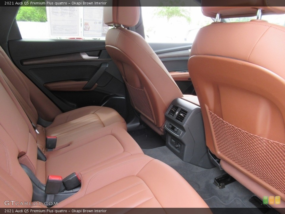 Okapi Brown Interior Rear Seat for the 2021 Audi Q5 Premium Plus quattro #142114574