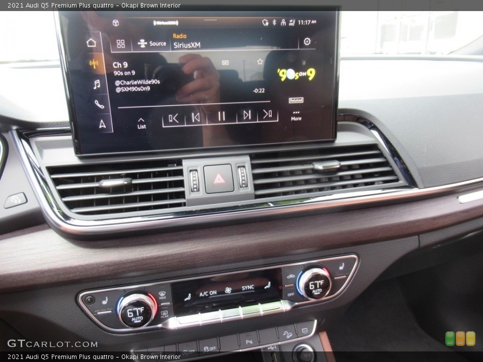 Okapi Brown Interior Controls for the 2021 Audi Q5 Premium Plus quattro #142114664
