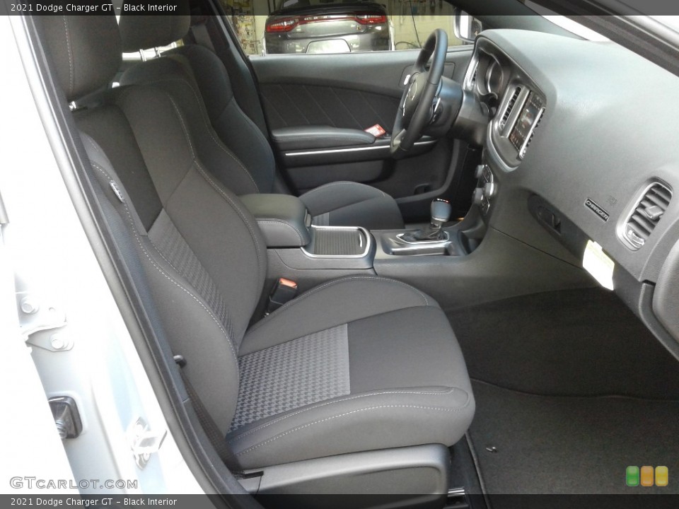 Black Interior Front Seat for the 2021 Dodge Charger GT #142117643