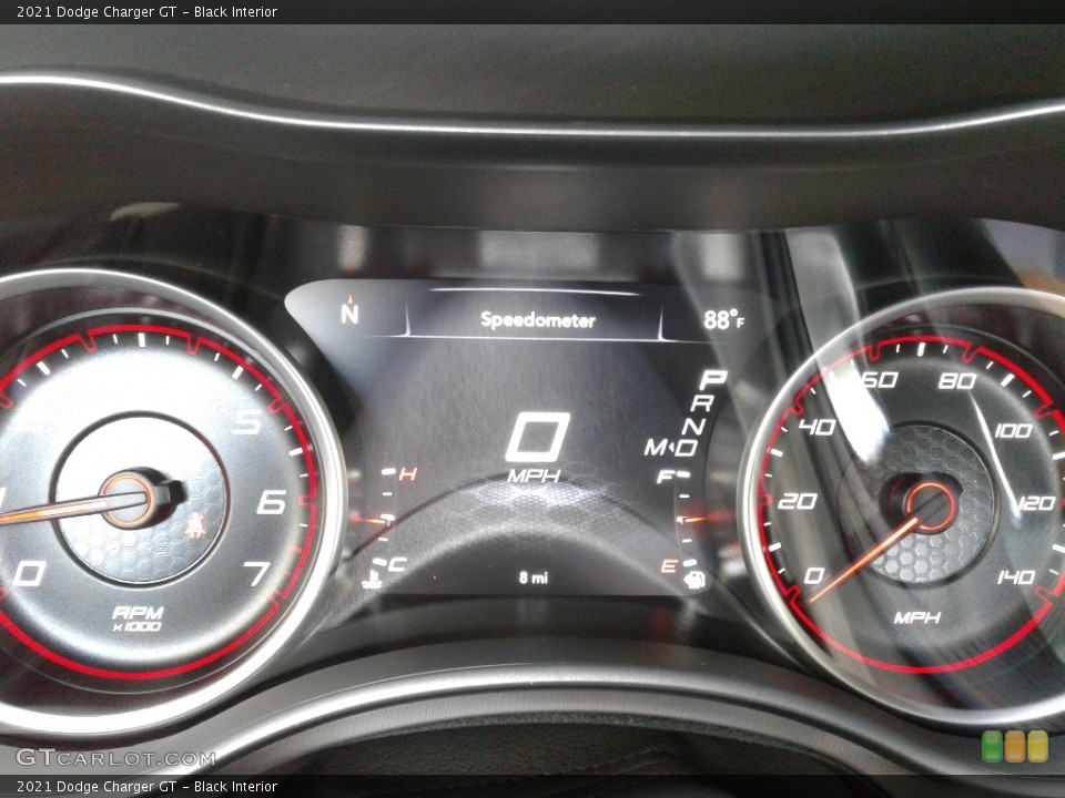 Black Interior Gauges for the 2021 Dodge Charger GT #142117730