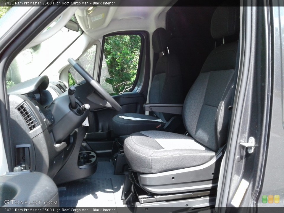 Black Interior Front Seat for the 2021 Ram ProMaster 2500 High Roof Cargo Van #142118999