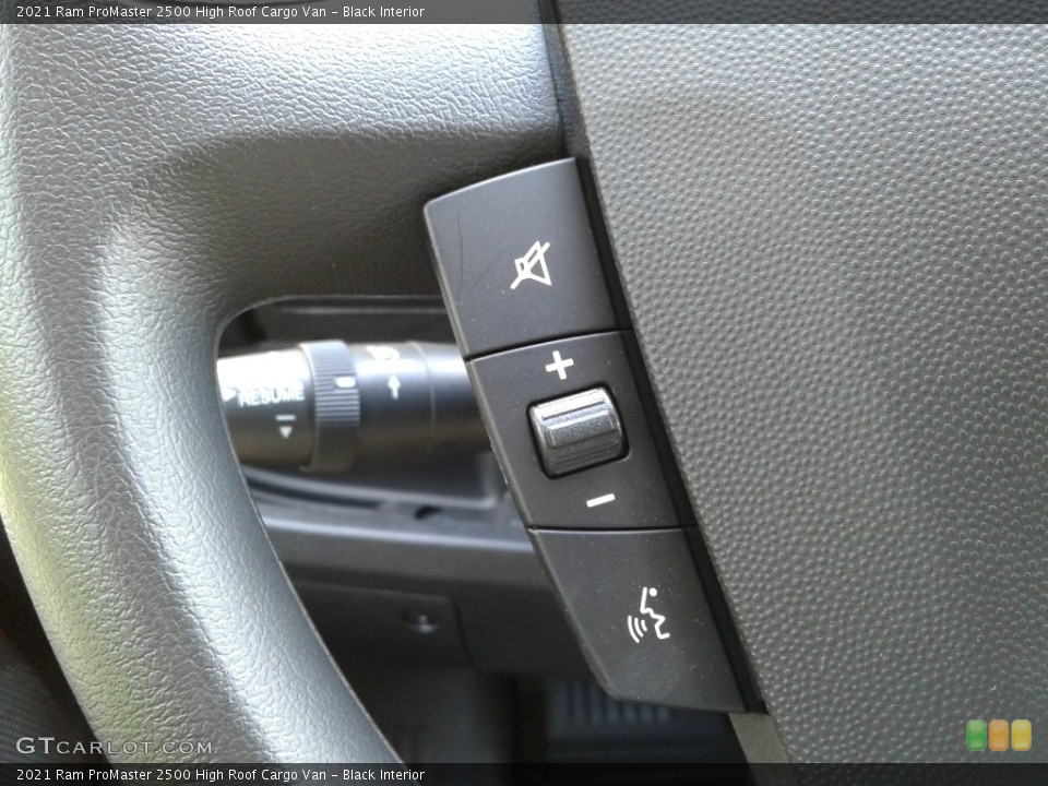 Black Interior Steering Wheel for the 2021 Ram ProMaster 2500 High Roof Cargo Van #142119152