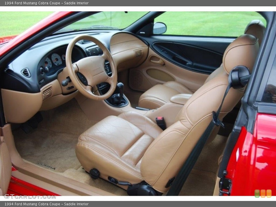 Saddle Interior Photo for the 1994 Ford Mustang Cobra Coupe #142121006