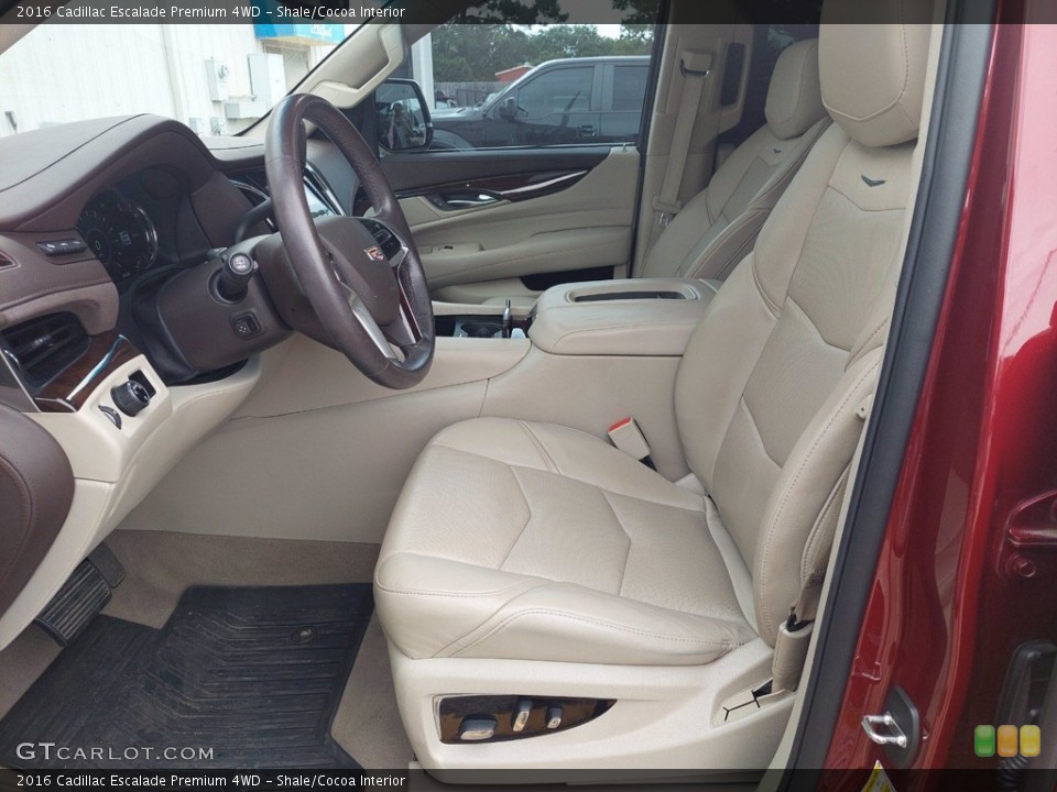 Shale/Cocoa Interior Front Seat for the 2016 Cadillac Escalade Premium 4WD #142121849