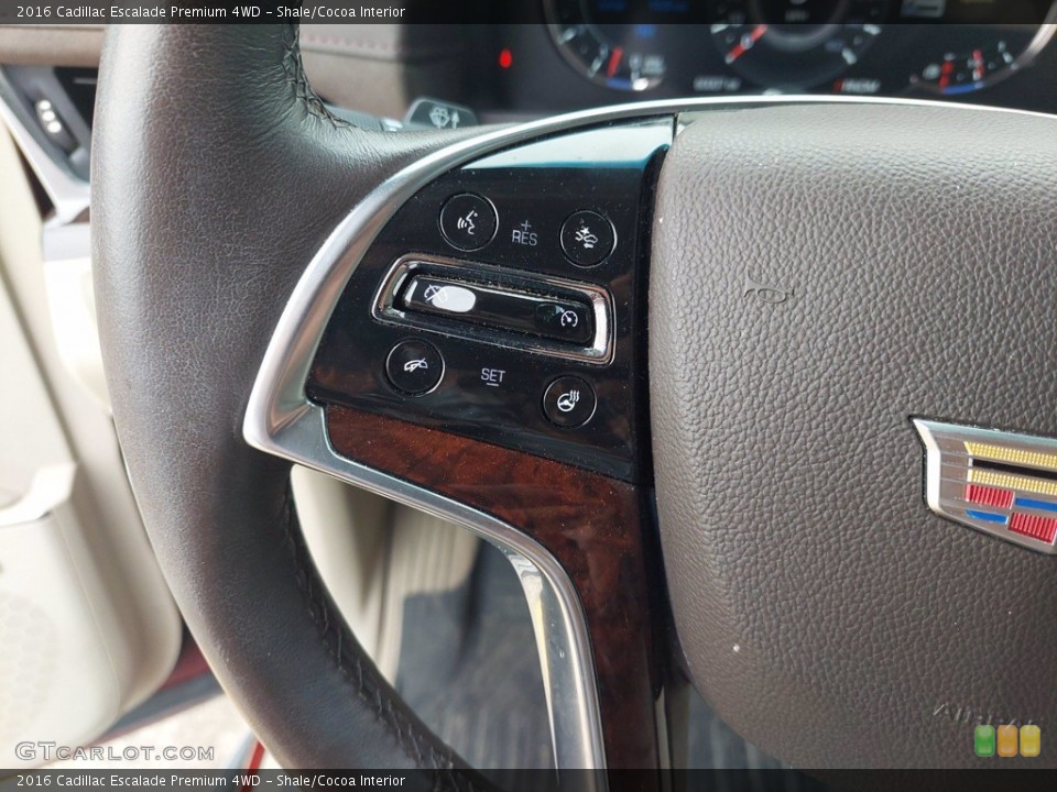 Shale/Cocoa Interior Steering Wheel for the 2016 Cadillac Escalade Premium 4WD #142121885
