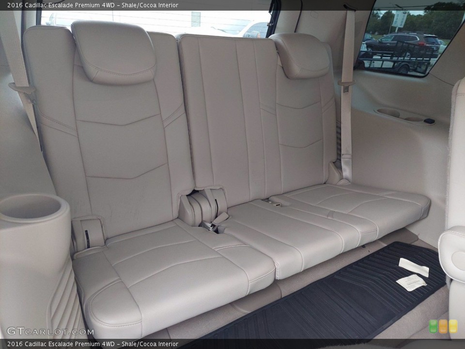 Shale/Cocoa Interior Rear Seat for the 2016 Cadillac Escalade Premium 4WD #142121924