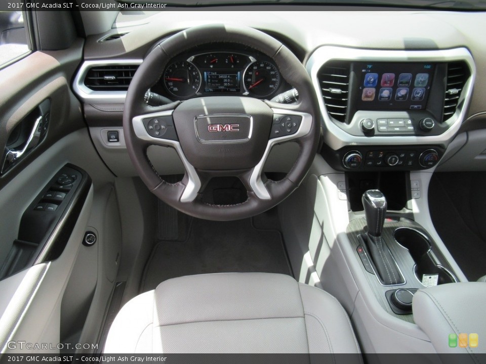 Cocoa/Light Ash Gray Interior Dashboard for the 2017 GMC Acadia SLT #142124436