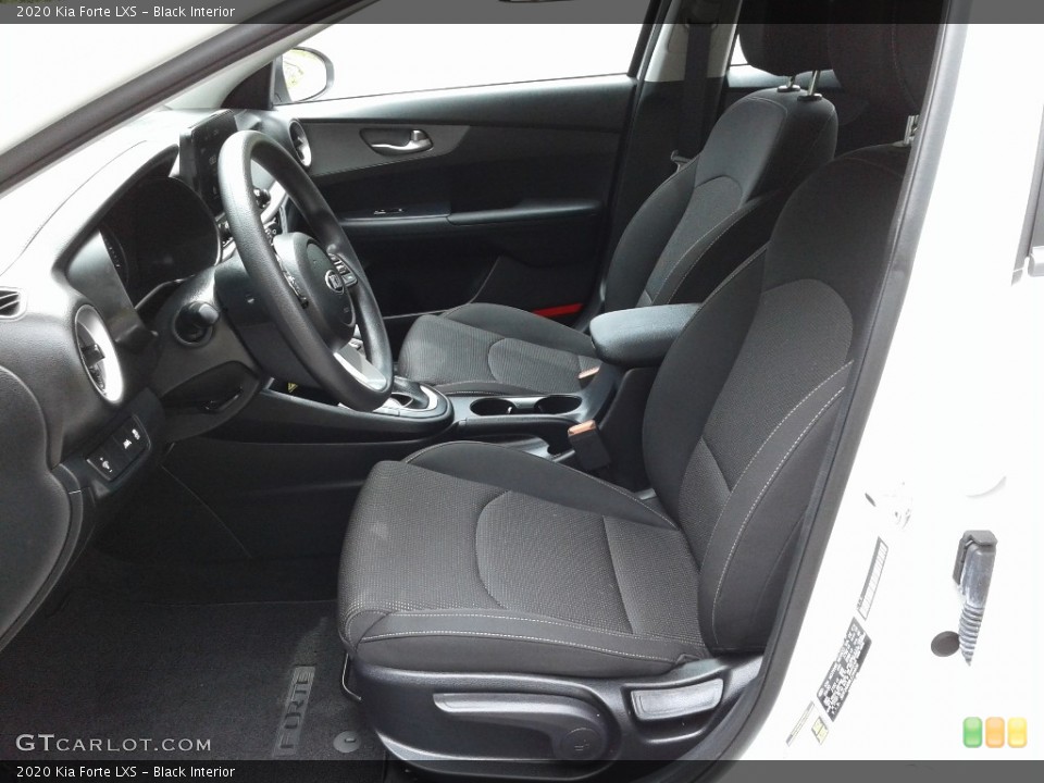Black Interior Front Seat for the 2020 Kia Forte LXS #142125159