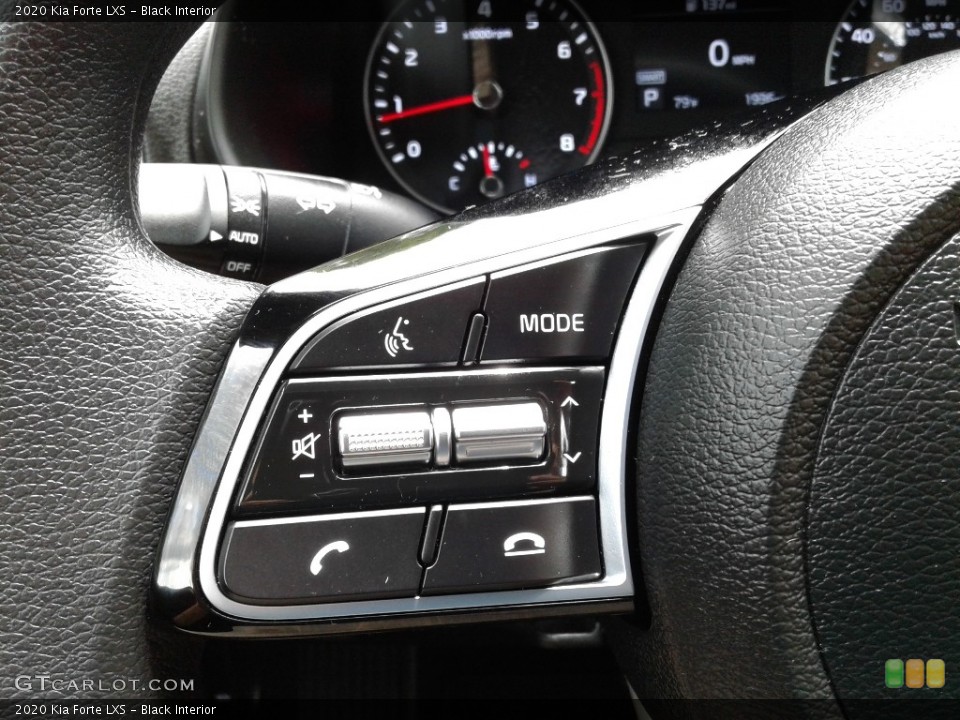 Black Interior Steering Wheel for the 2020 Kia Forte LXS #142125351