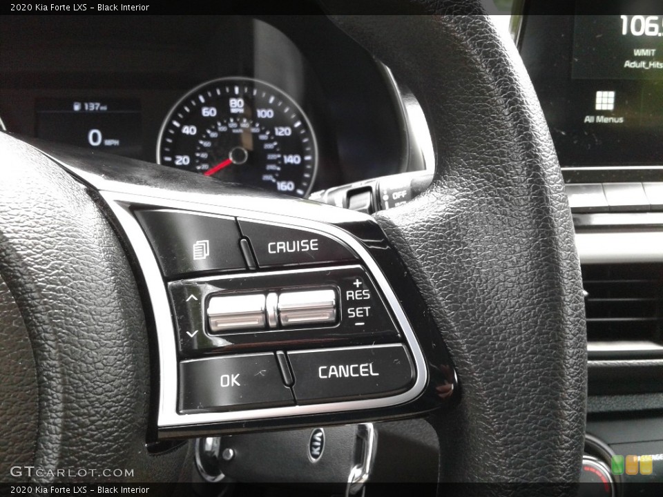 Black Interior Steering Wheel for the 2020 Kia Forte LXS #142125381