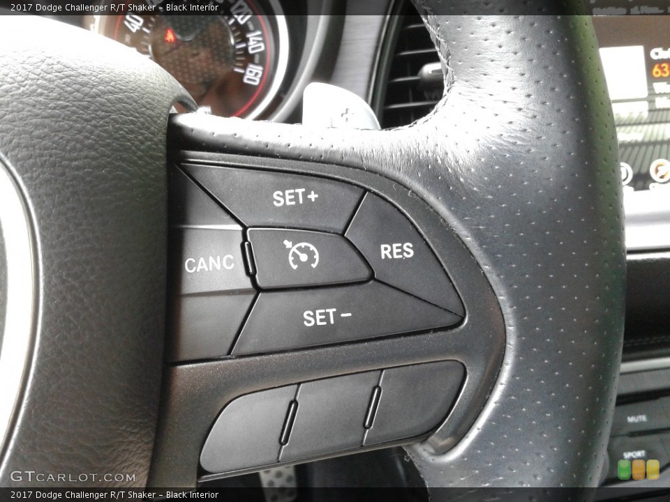 Black Interior Steering Wheel for the 2017 Dodge Challenger R/T Shaker #142127046