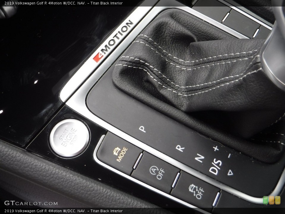 Titan Black Interior Controls for the 2019 Volkswagen Golf R 4Motion W/DCC. NAV. #142127781