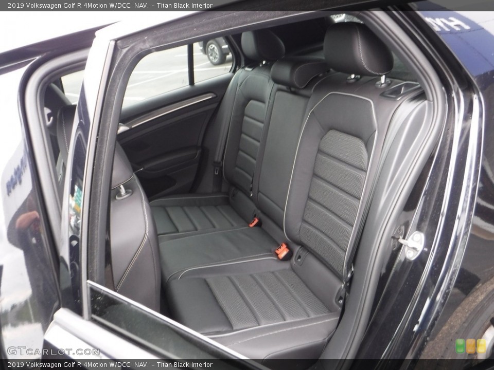 Titan Black Interior Rear Seat for the 2019 Volkswagen Golf R 4Motion W/DCC. NAV. #142127985