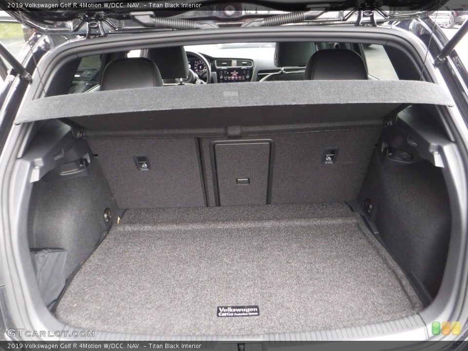 Titan Black Interior Trunk for the 2019 Volkswagen Golf R 4Motion W/DCC. NAV. #142128009