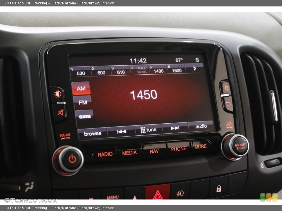 Black/Marrone (Black/Brown) Interior Audio System for the 2014 Fiat 500L Trekking #142129050