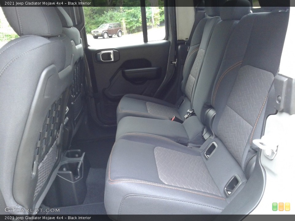 Black Interior Rear Seat for the 2021 Jeep Gladiator Mojave 4x4 #142129398