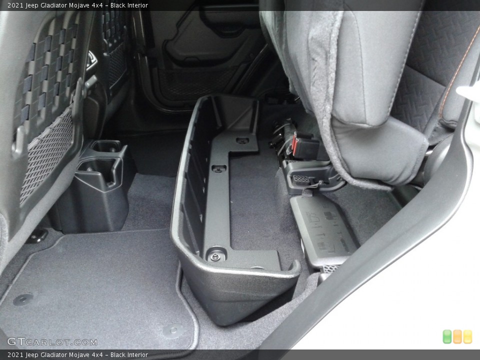 Black Interior Rear Seat for the 2021 Jeep Gladiator Mojave 4x4 #142129434