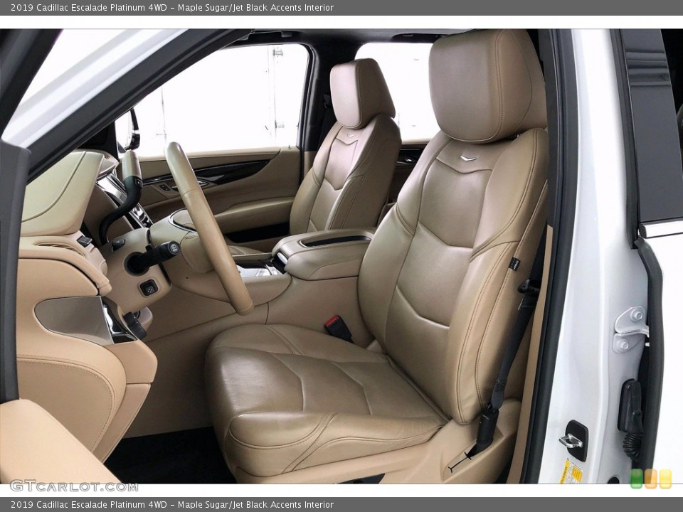 Maple Sugar/Jet Black Accents 2019 Cadillac Escalade Interiors