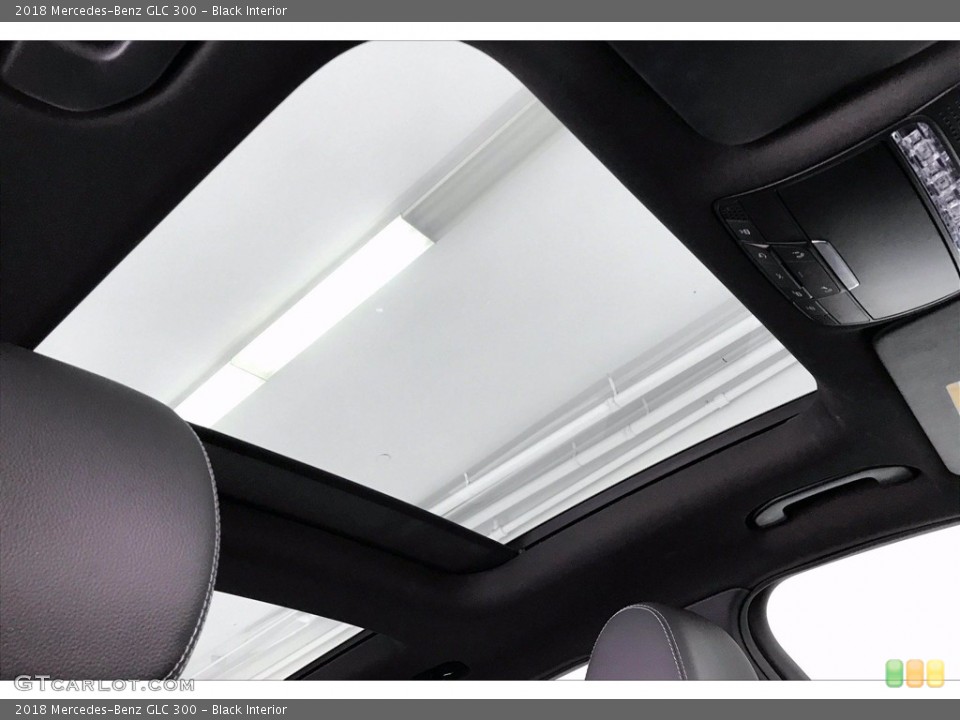 Black Interior Sunroof for the 2018 Mercedes-Benz GLC 300 #142130688