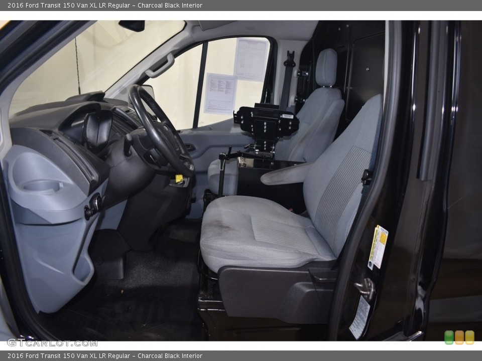 Charcoal Black Interior Front Seat for the 2016 Ford Transit 150 Van XL LR Regular #142131324