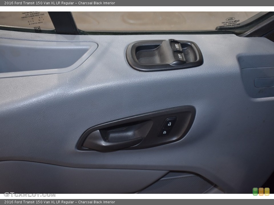 Charcoal Black Interior Door Panel for the 2016 Ford Transit 150 Van XL LR Regular #142131387