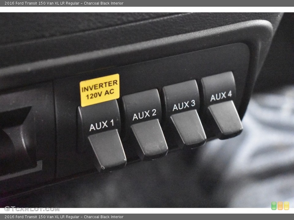 Charcoal Black Interior Controls for the 2016 Ford Transit 150 Van XL LR Regular #142131456
