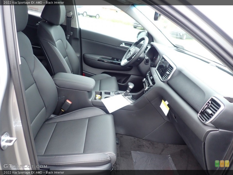 Black Interior Front Seat for the 2022 Kia Sportage EX AWD #142131612