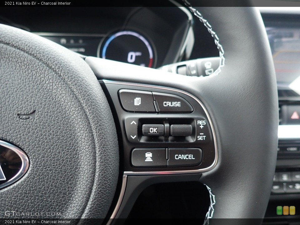 Charcoal Interior Steering Wheel for the 2021 Kia Niro EV #142132128
