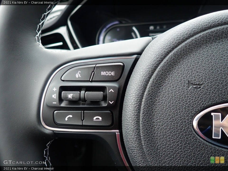 Charcoal Interior Steering Wheel for the 2021 Kia Niro EV #142132143