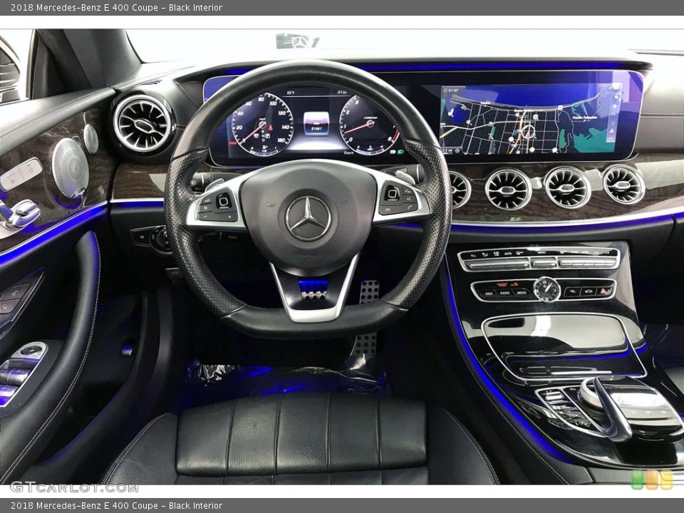 Black Interior Dashboard for the 2018 Mercedes-Benz E 400 Coupe #142134801