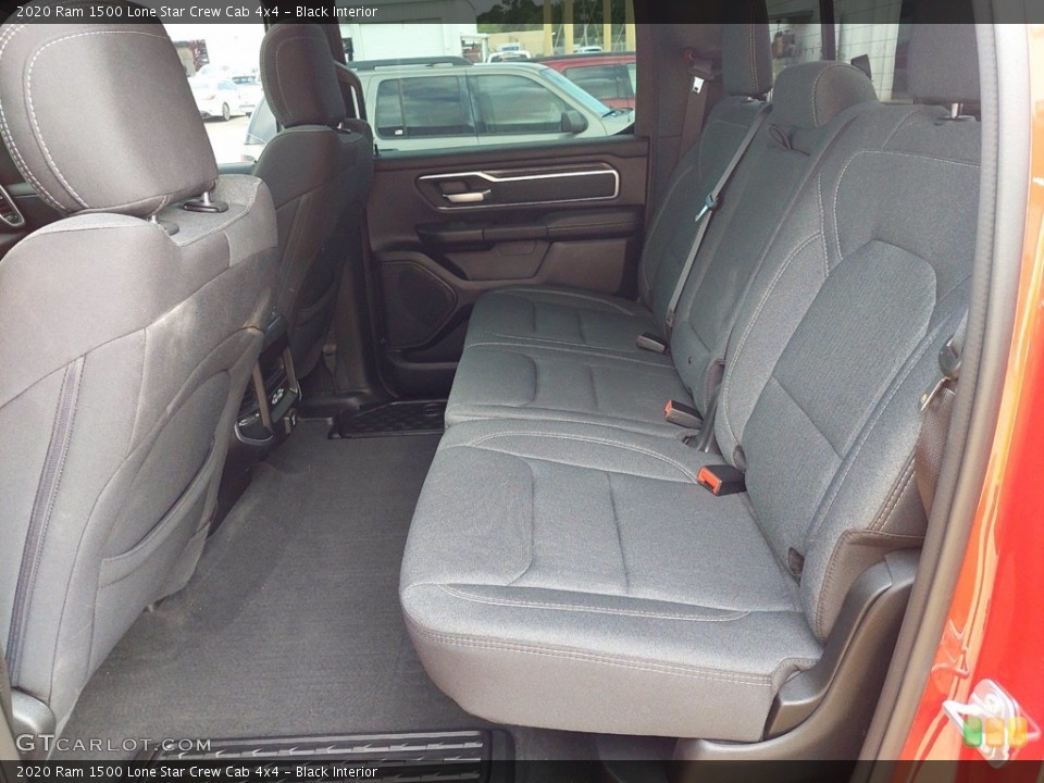 Black Interior Rear Seat for the 2020 Ram 1500 Lone Star Crew Cab 4x4 #142135047