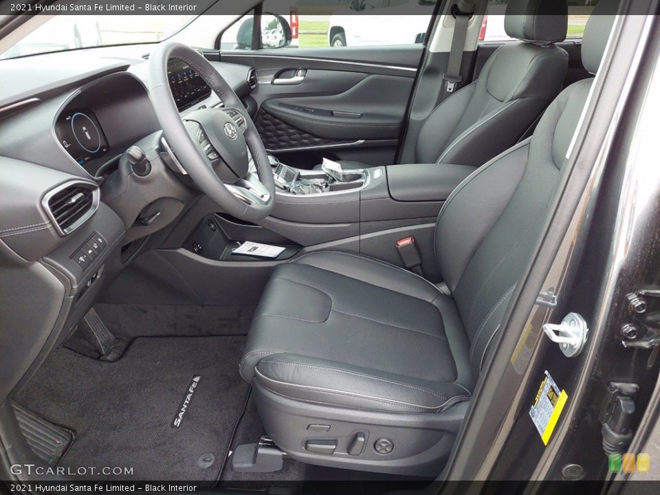Black Interior Photo for the 2021 Hyundai Santa Fe Limited #142135551