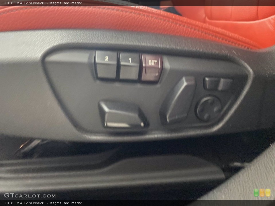 Magma Red Interior Front Seat for the 2018 BMW X2 xDrive28i #142137304