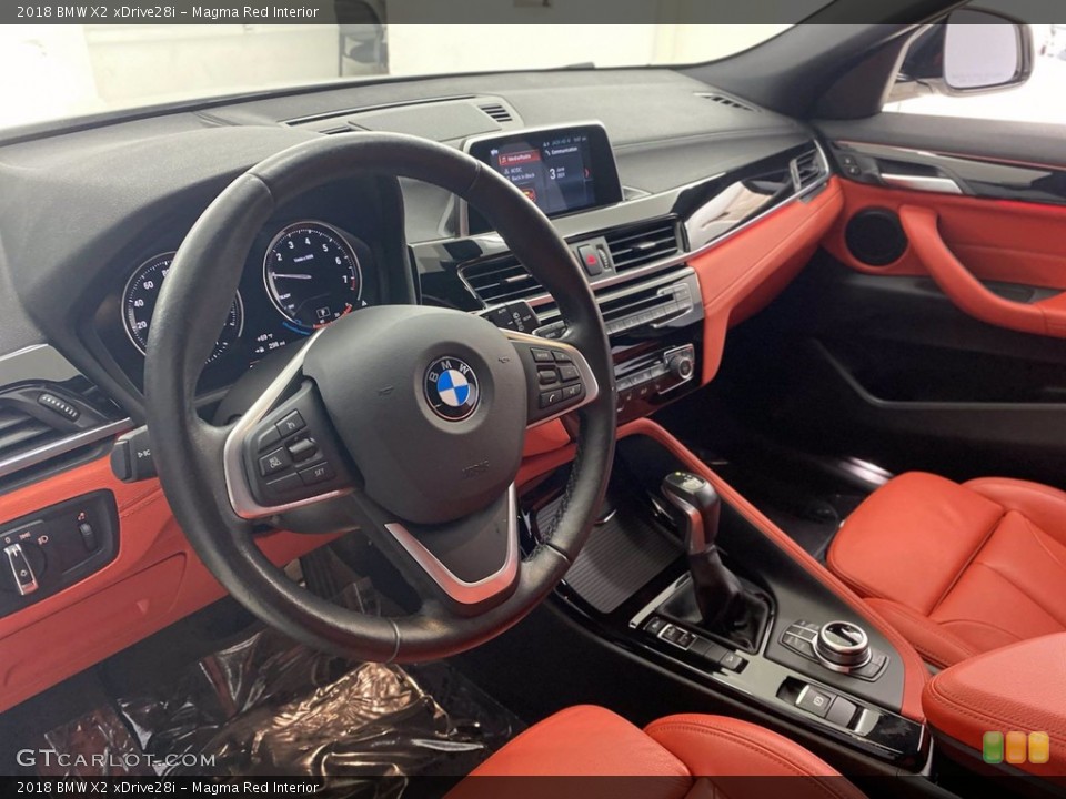 Magma Red Interior Photo for the 2018 BMW X2 xDrive28i #142137328