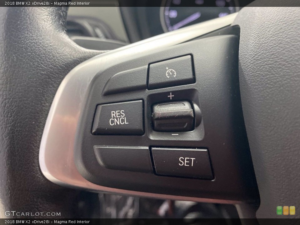 Magma Red Interior Steering Wheel for the 2018 BMW X2 xDrive28i #142137406