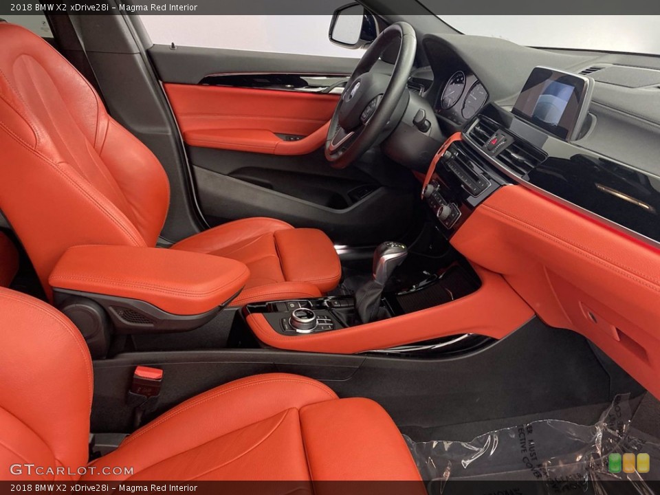 Magma Red Interior Front Seat for the 2018 BMW X2 xDrive28i #142137766