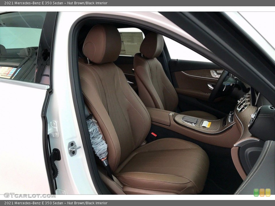 Nut Brown/Black Interior Photo for the 2021 Mercedes-Benz E 350 Sedan #142138978