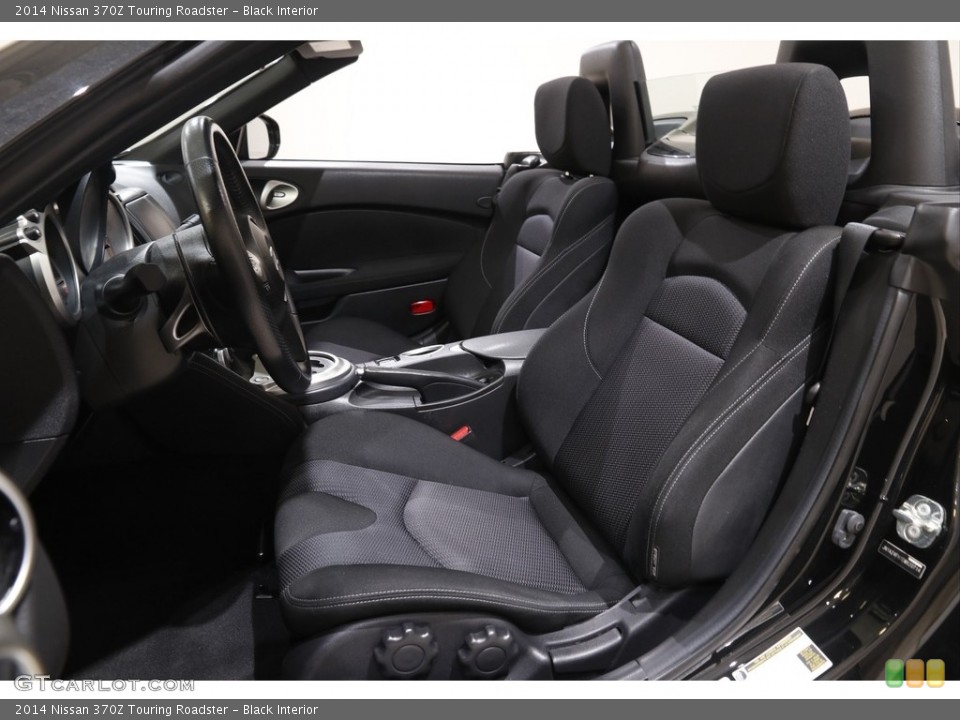 Black Interior Front Seat for the 2014 Nissan 370Z Touring Roadster #142139083
