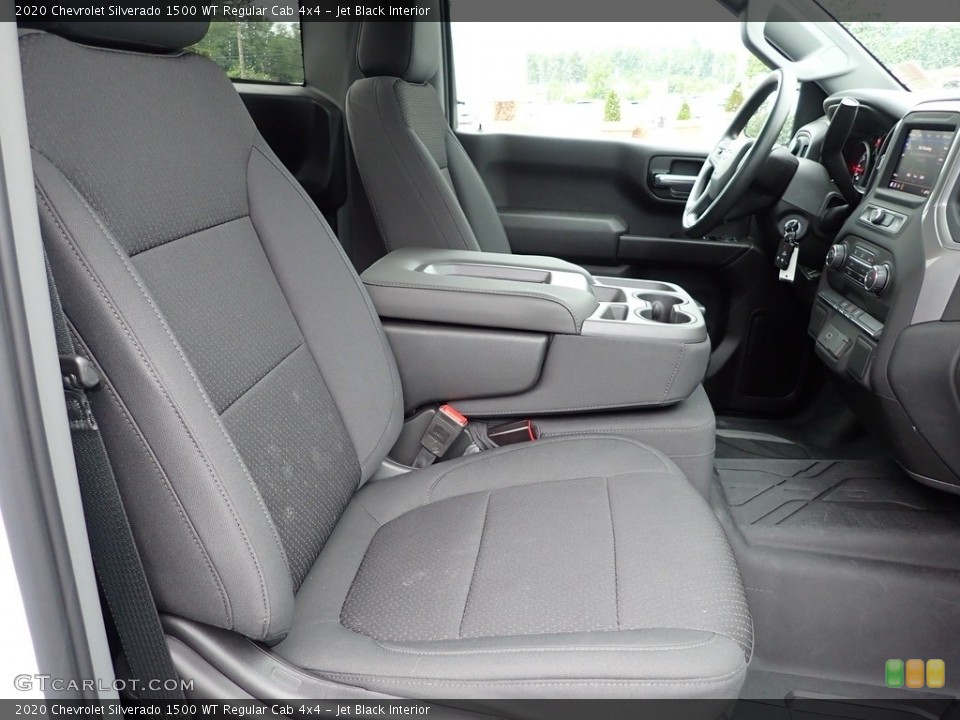 Jet Black Interior Front Seat for the 2020 Chevrolet Silverado 1500 WT Regular Cab 4x4 #142139635