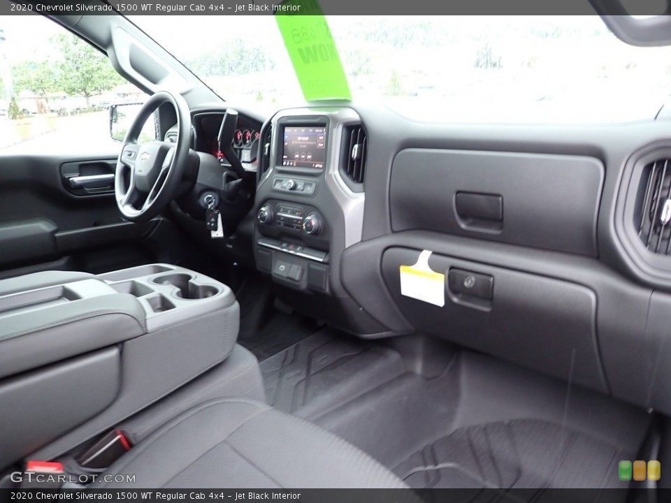 Jet Black Interior Dashboard for the 2020 Chevrolet Silverado 1500 WT Regular Cab 4x4 #142139658