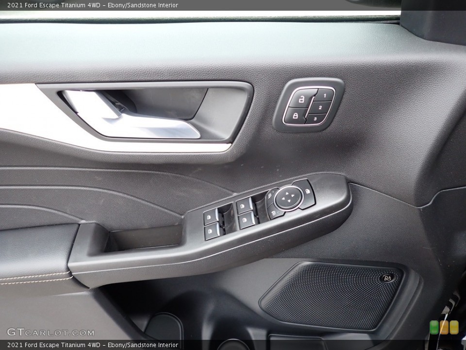 Ebony/Sandstone Interior Door Panel for the 2021 Ford Escape Titanium 4WD #142139898