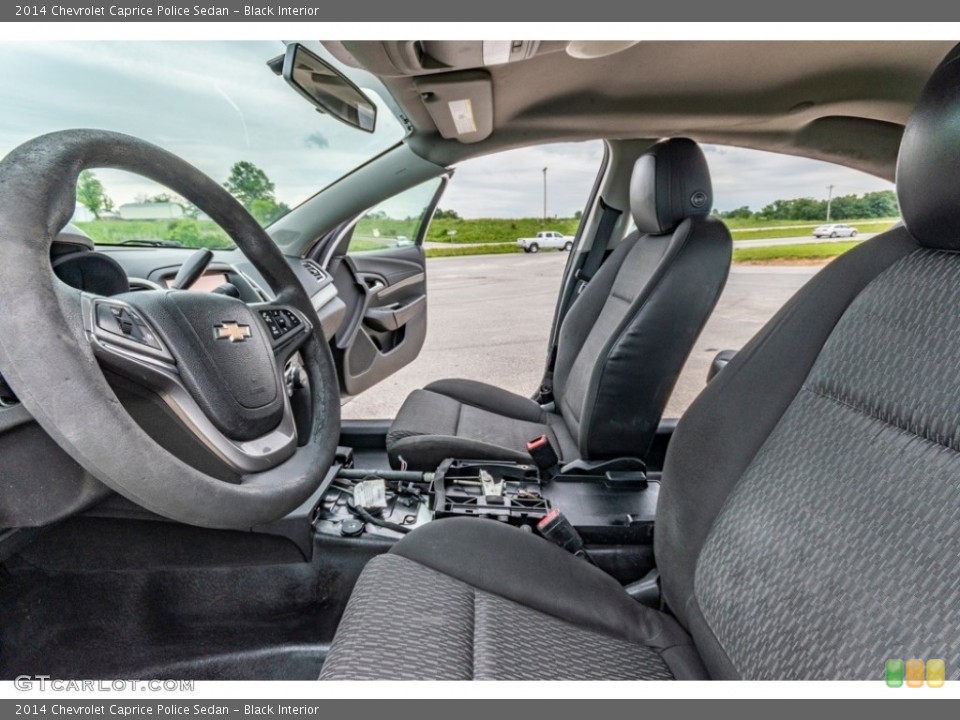 Black Interior Front Seat for the 2014 Chevrolet Caprice Police Sedan #142140511