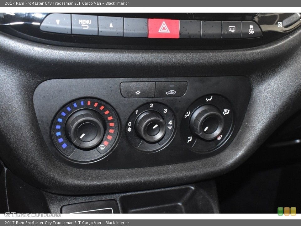 Black Interior Controls for the 2017 Ram ProMaster City Tradesman SLT Cargo Van #142140544