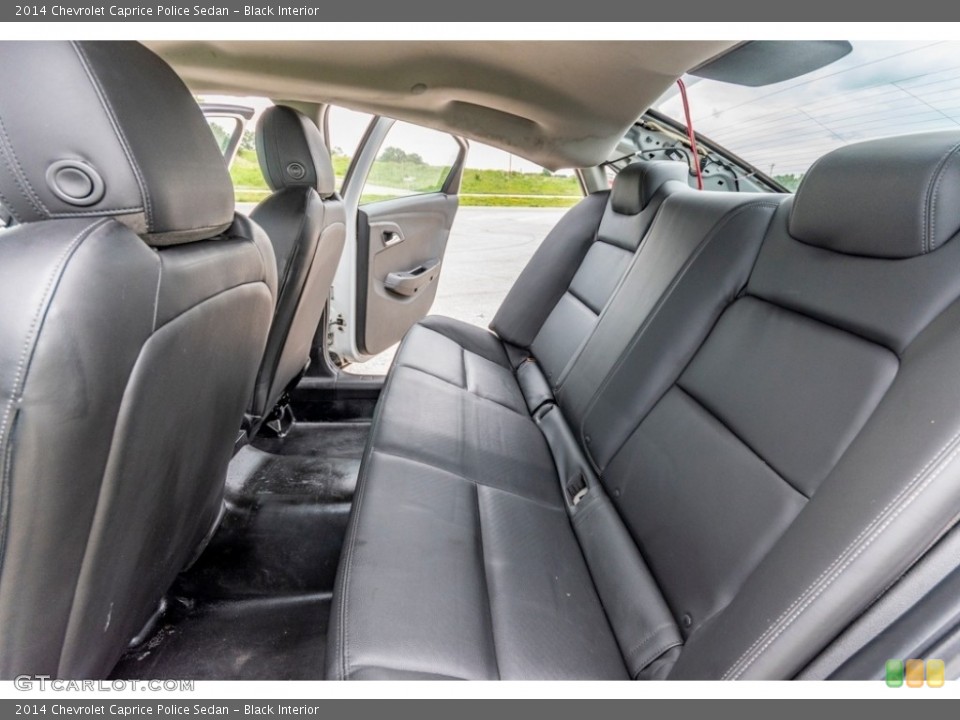 Black Interior Rear Seat for the 2014 Chevrolet Caprice Police Sedan #142140595