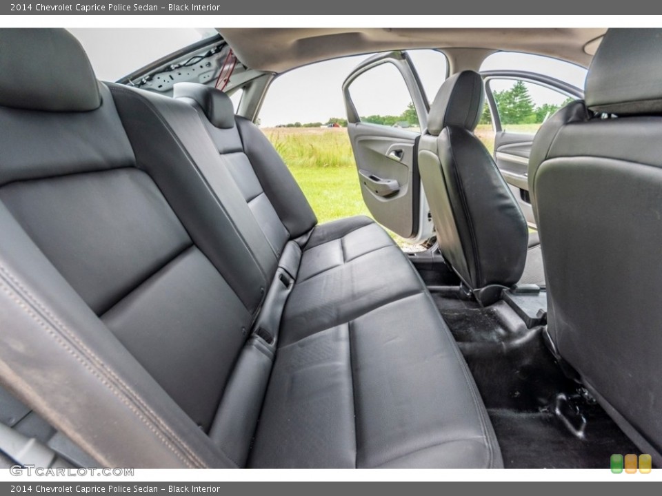 Black Interior Rear Seat for the 2014 Chevrolet Caprice Police Sedan #142140619
