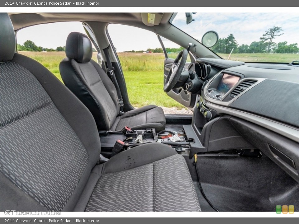 Black Interior Front Seat for the 2014 Chevrolet Caprice Police Sedan #142140706