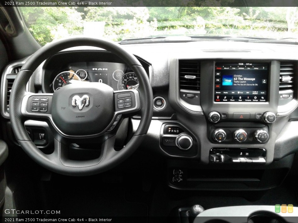 Black Interior Dashboard for the 2021 Ram 2500 Tradesman Crew Cab 4x4 #142141606