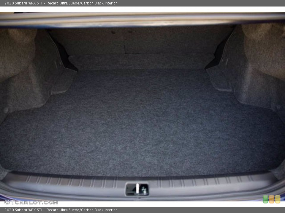Recaro Ultra Suede/Carbon Black Interior Trunk for the 2020 Subaru WRX STI #142142359