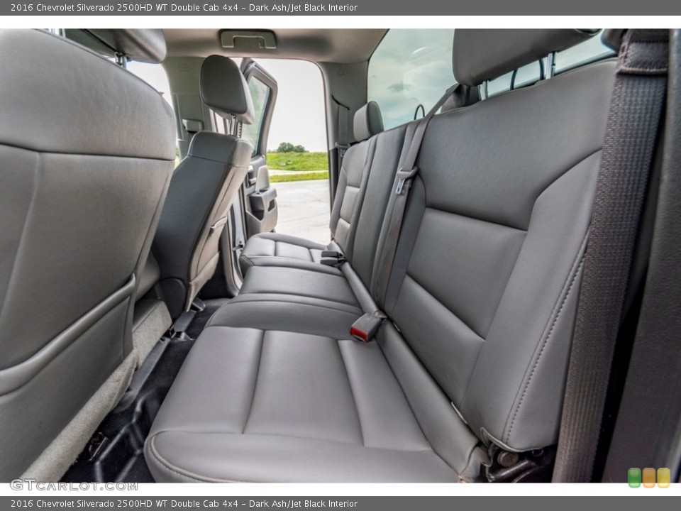 Dark Ash/Jet Black Interior Rear Seat for the 2016 Chevrolet Silverado 2500HD WT Double Cab 4x4 #142142374