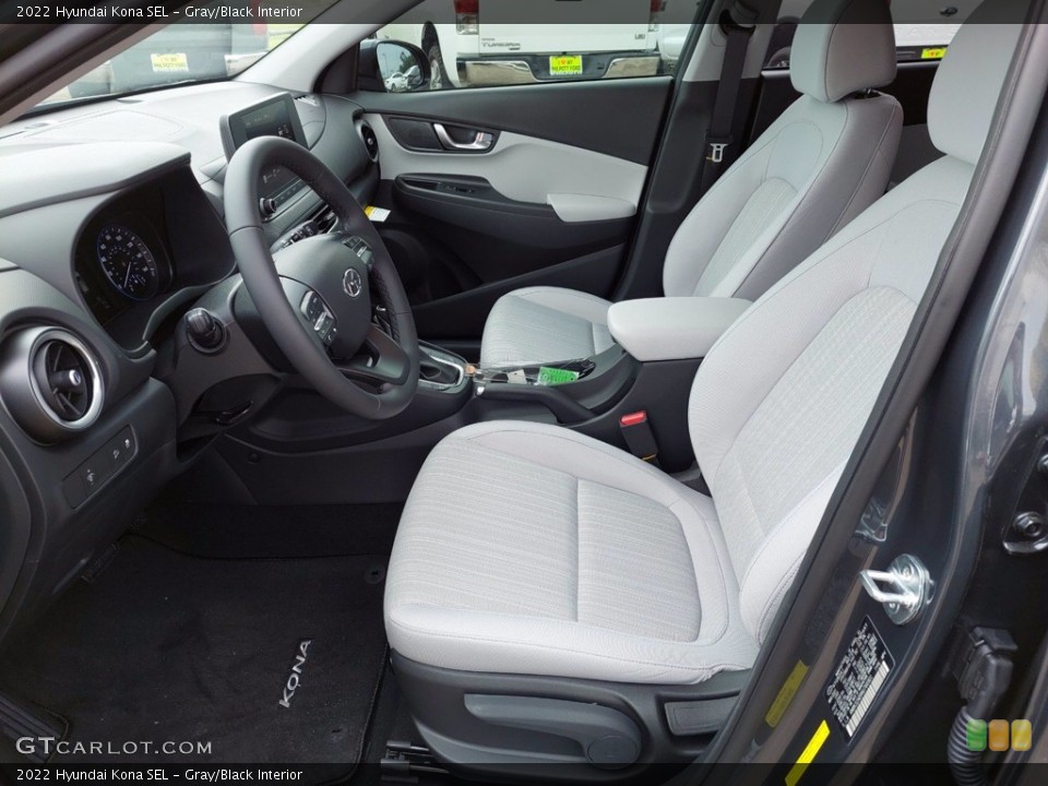 Gray/Black Interior Photo for the 2022 Hyundai Kona SEL #142142539